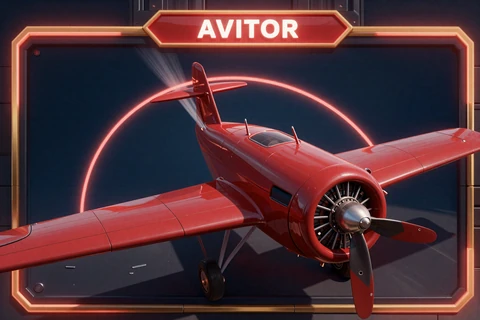 Aviator Crash Game Multiplier mit rotem Flugzeug