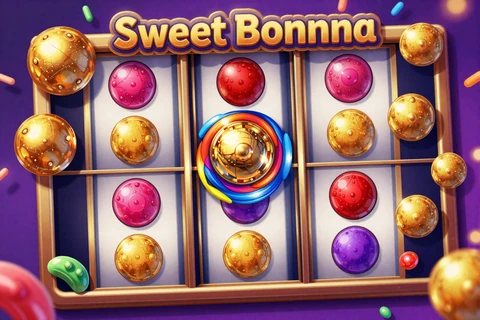 Sweet Bonanza Online Slot mit Bonbons und Multiplikatoren