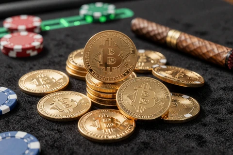 Krypto Bonus mit Bitcoin Ethereum und USDT M&uuml;nzen